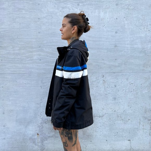 J. LINDEBERG Men's AUGUSTA Ski Jacket Black White Blue sz XL - Picture 2 of 13